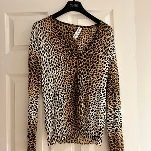 Dolce & Gabbana cheetah print long sleeve